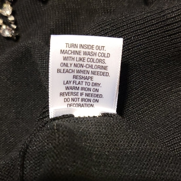 𝅺ROZ & ALI Black Long Sleeve Cardigan Sweater - Picture 5 of 6